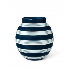 KAHLER vaas OMAGGIO NUOVO donkerblauw H 20,5cm