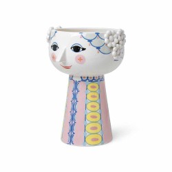 BJORN WIINBLAD vaas EVA roze H 23cm