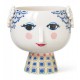 BJORN WIINBLAD bloempot EVA blauw H 21cm dia 21cm