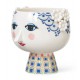 BJORN WIINBLAD bloempot EVA blauw H 21cm dia 21cm