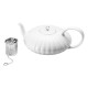 GEORG JENSEN theepot BERNADOTTE porselein 1,2 L
