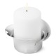 GEORG JENSEN Pillar kandelaar BLOOM RVS dia 12 cm 2 stuks