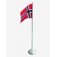 ROSENDAHL tafelvlag NOORWEGEN H 35cm