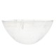 KOSTA BODA schaal CONTRAST wit/wit glas dia 35cm
