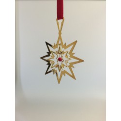 GEORG JENSEN Christmas Collectible 1993/2023 STAR 18 kt gold plated