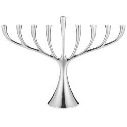 GEORG JENSEN kandelaar COBRA MENORAH RVS L