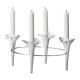 GEORG JENSEN Advent kandelaar BLOOM RVS