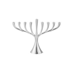 GEORG JENSEN kandelaar COBRA MENORAH RVS S