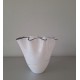 VINTAGE KOSTA BODA CARMENZITA vaas L wit H 19cm 