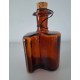 VINTAGE HOLMEGAARD karaf Hivert amber glas H 16cm