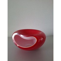 VINTAGE EVA SOLO SMILEY schaal rood dia 21cm