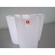 VINTAGE IITTALA vaas SAVOY ALVAR AALTO wit glas H 11,5cm