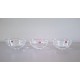 VINTAGE IITTALA waxinelichten BALLO helder glas dia 9,3cm set 3 stuks