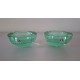 VINTAGE IITTALA waxinelchten BALLO groen dia 9,3cm set 2 stuks