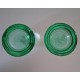 VINTAGE IITTALA waxinelchten BALLO groen dia 9,3cm set 2 stuks