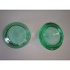 VINTAGE IITTALA waxinelchten BALLO groen dia 9,3cm set 2 stuks