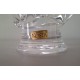 VINTAGE KOSTA BODA kandelaar LOTUS glas H 12,5cm