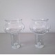 VINTAGE waxinelichten/ stormlichten Bubble H 17cm set 2 stuks