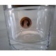 VINTAGE ROSENDAHL waxinelichten GRAND CRU helder glas dia 10,5cm set 2 stuks