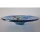 VINTAGE Susanne Moller Johansen schaal blauw/ groen dia 24cm