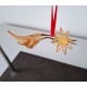 VINTAGE GEORG JENSEN kerstornament SHOOTING STAR 2002 geel goud gold plated