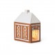 KAHLER waxinelicht URBANIA Lighthouse GINGERBREAD M H 15,5 cm