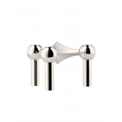 STOFF Nagel kandelaar chroom H 6,9 cm