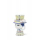 BJORN WIINBLAD vaas LADY WITH HAT blauw H 20,5cm dia 13cm