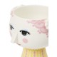 BJORN WIINBLAD bloempot EVA pink H 14,5cm dia 15,5cm