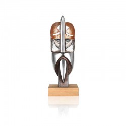 MALERAS sculptuur NORDIC ICONS IRON & CRYSTAL NORDMAN op sokkel Limited Edition H 29,5cm