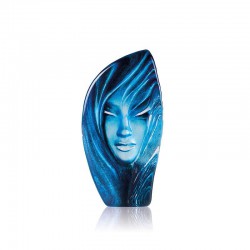 MALERAS sculptuur MASQ Noviata blauw H 14,5cm