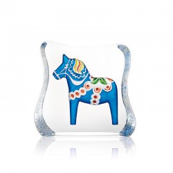 MALERAS sculptuur NORDIC ICONS Dalarna paard blauw H 9,5cm