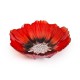 MALERAS FLORA schaal POPPY rood dia 25cm