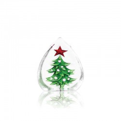 MALERAS sculptuur MERRY CHRISTMAS kerstboom H 10cm