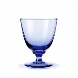 HOLMEGAARD drinkglas op voet FLOW donker blauw 35cl 6 stuks