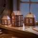 KAHLER waxinelicht URBANIA GINGERBREAD Lighthouse L H 17cm