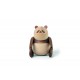 ARCHITECTMADE Panda S walnoot, esdoorn en leer H 10cm