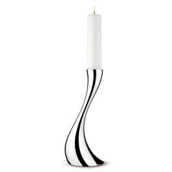 GEORG JENSEN vloerkandelaar COBRA klein RVS H 40 cm