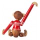 KAY BOJESEN MONKEY met kersttrui rood/ wit S