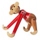 KAY BOJESEN MONKEY met kersttrui rood/ wit S