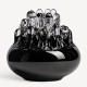 KOSTA BODA sculptuur POLAR zwart L H33cm