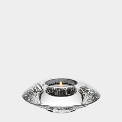ORREFORS CRYSTAL waxinelicht/ theelicht DISCUS S helder glas