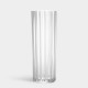 ORREFORS CRYSTAL vaas CUT IN NUMBER STRIPES H 33cm