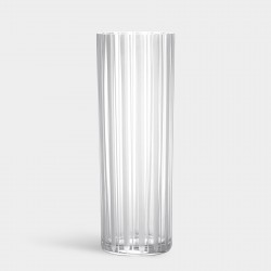 ORREFORS CRYSTAL vaas CUT IN NUMBER STRIPES H 33cm