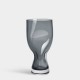 ORREFORS CRYSTAL vaas SQUEEZE blue / grey H 23cm