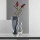 ORREFORS CRYSTAL vaas SQUEEZE clear H 23cm