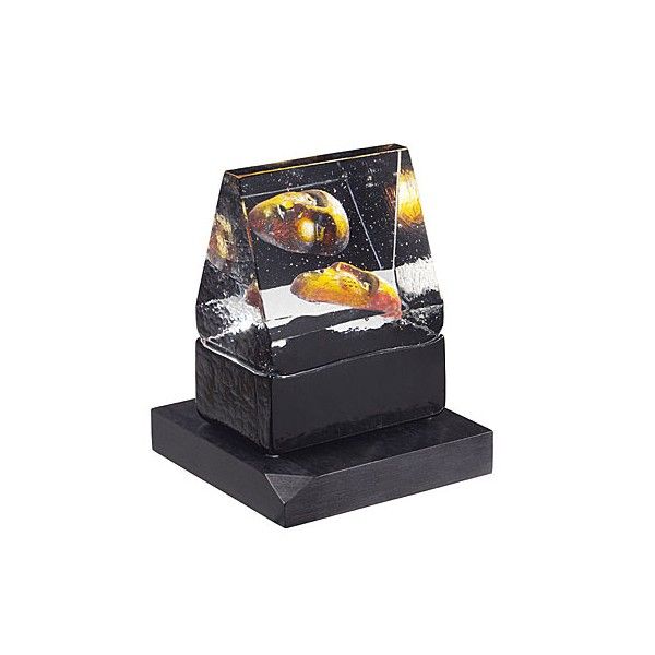 KOSTA BODA BLACK ELEMENTS HOUSE OF MYSTERY sculptuur