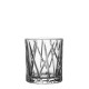 ORREFORS CRYSTAL Whiskey glazen Old Fashioned CITY set 4 stuks