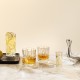 ORREFORS CRYSTAL Whiskey glazen Old Fashioned CITY set 4 stuks