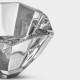 ORREFORS CRYSTAL schaal PRECIOUS dia 16cm